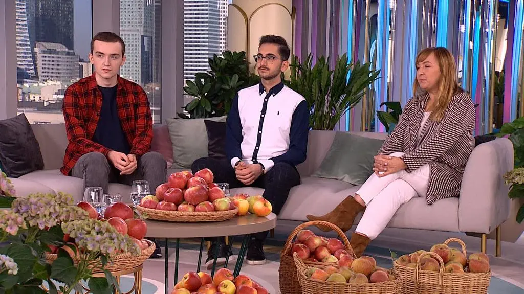 dr Małgorzata Bryszewska, Jakub Jędrasik, Erfan Tabandeh w studiu Dzień Dobry TVN