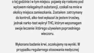 Oświadczenie Antka Królikowskiego