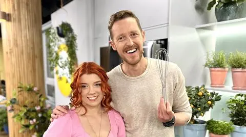 Damian Michałowski i Karolina Kowalska w kuchni Dzień Dobry TVN