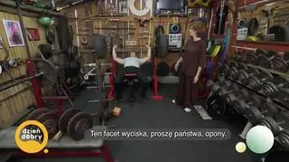 Pan Michał sam zrobił sobie siłownię (napisy)
