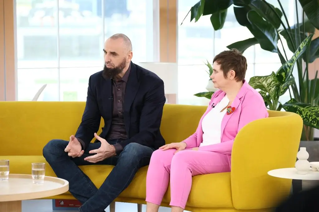 Marcin Gortat i Krystyna Romanowska