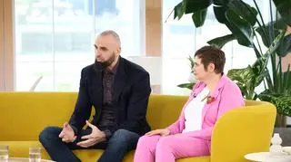 Marcin Gortat i Krystyna Romanowska