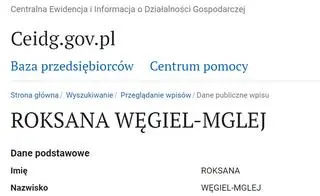 Roksana Węgiel zmieniła nazwisko