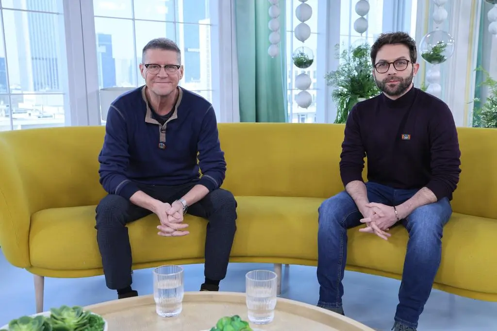 Wojciech Malajkat i Marcin Hycnar