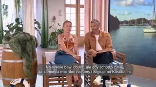 Krzysztof Hanke na fali - napisy