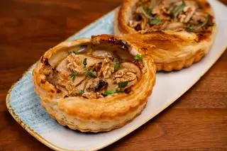 Mini tartaletki z gruszką i Gorgonzolą DOP dolce