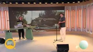 Hugo w piosence "Sobota wieczór" 