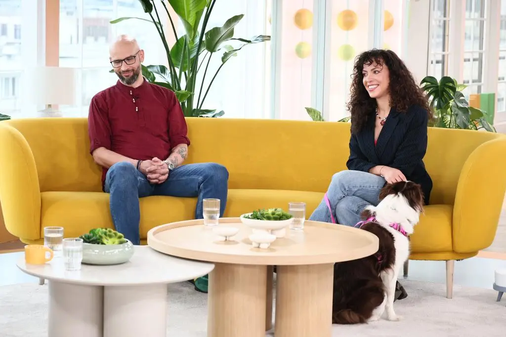Greta Burzyńska oraz lek. wet. Franek Paśko
