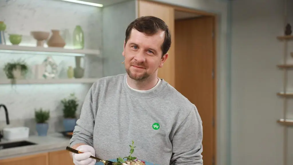 Patryk Kwieciński w kuchni Dzień Dobry TVN