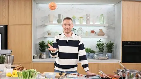 Kacper Sproski w kuchni Dzień Dobry TVN