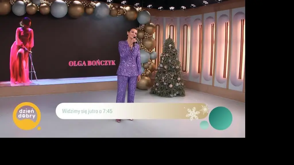 Olga Bończyk w utworze "Dwa serduszka cztery oczy"