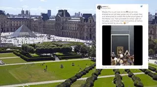 Sensacja w paryskim Luwrze. Słynna "Mona Lisa" zaatakowana przez wandala