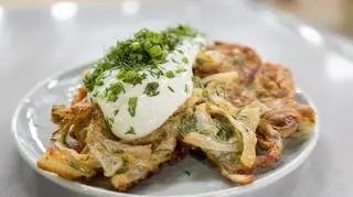 Placki z kiszonej kapusty