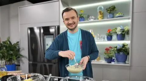 Grzegorz Zawierucha w kuchni Dzień Dobry TVN
