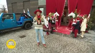 Święty Mikołaj szykuje swoje sanie 