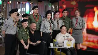 Harcerze z Polski niosą Betlejemskie Światło Pokoju pogrążonej w wojnie Ukrainie