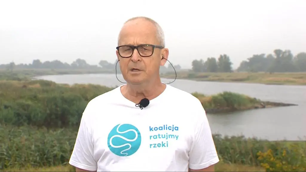Jacek Engel z Fundacji Greenmind oraz Koalicji Ratujmy Rzeki