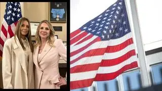 Bianka Zalewska i redakcja Dzień Dobry TVN na uroczystości u ambasadora USA