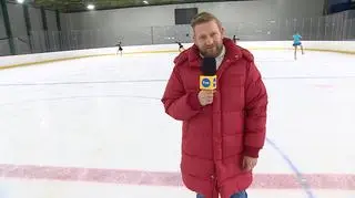 Kojotki ze Śląska uczą Bartka grać w hokeja 