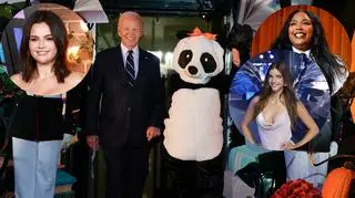 Joe Biden z pandą, Alicja z "Krainy Czarów" oraz E.T. Te gwiazdy zaszalały na Halloween