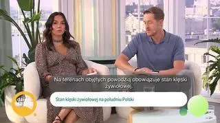 Stan klęski żywiołowej na południu Polski - napisy