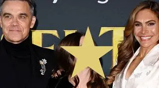 Robbie Williams z 13-letnią córką na czerwonym dywanie. Teddy zagrała w filmie 