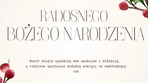 Pobierz kartkę świąteczną z ostrokrzewem