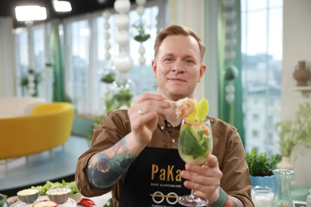 Patryk Galewski w kuchni Dzień Dobry TVN