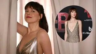 Dakota Johnson zaskoczyła odważną kreacją. Aktorka pojawiła się na premierze w "nagiej" sukience