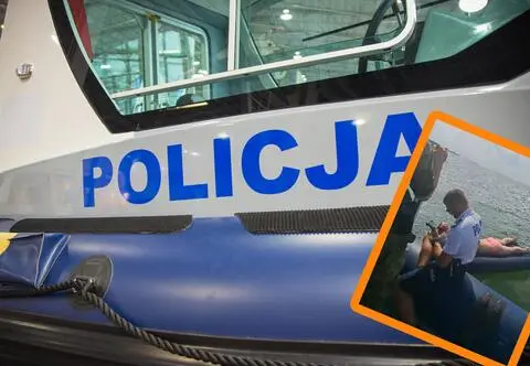 Kobieta dryfowała na materacu oddalona 400 m od brzegu. Interweniowała policja