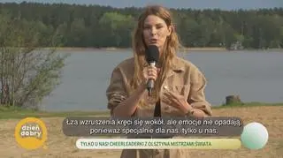 Tylko u nas! Cheerleaderki z Olsztyna mistrzyniami świata - napisy