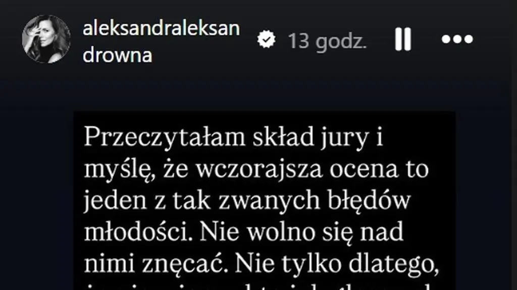 Aleksandra Kwaśniewska o Eurowizji 
