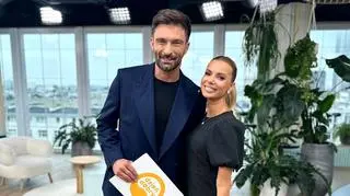 Izabela Janachowska w studiu Dzień Dobry TVN