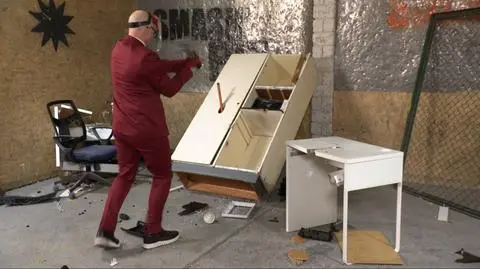 Rage room - pokój, w którym można krzyczeć i dewastować do woli. "Przychodzi tu więcej kobiet"