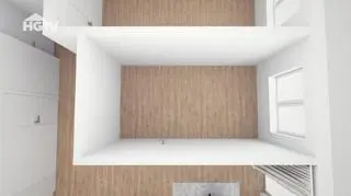 HGTV: Sypialnia z granatową ścianą 