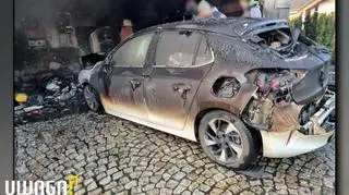 Elektryczne auto spłonęło w garażu, właścicielka od pół roku nie dostała odszkodowania