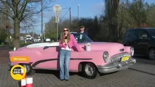 Żaneta w różowym kabriolecie - Międzynarodowy Dzień Grzeczności za Kierownicą