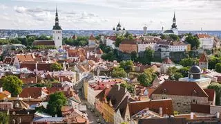 widok na miasto Tallin