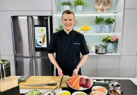 Domowe sushi - przepis i wskazówki Konrada Budzińskiego
