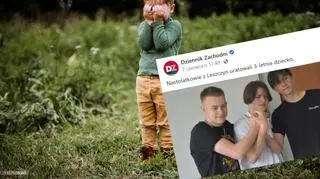 3-letni maluch płakał w zaroślach. Nastolatkowe uratowali mu życie