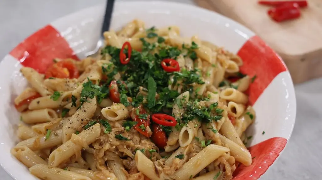 Penne z tuńczykiem