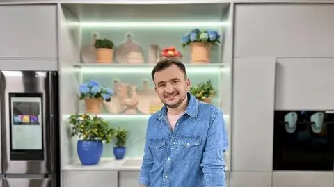Grzegorz Zawierucha w kuchni Dzień Dobry TVN