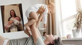 Ma cztery miesiące i nosi ubrania dla niemal rocznego dziecka. Młoda mama pokazała, jak wygląda