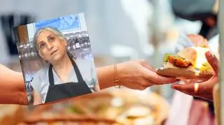 Poprosił o jedzenie, bez wahania wydała mu posiłek. "Jeśli jesteście blisko, proszę, idźcie do restauracji i pomóżcie jej"