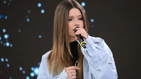 Karolina Charko na scenie Dzień Dobry TVN