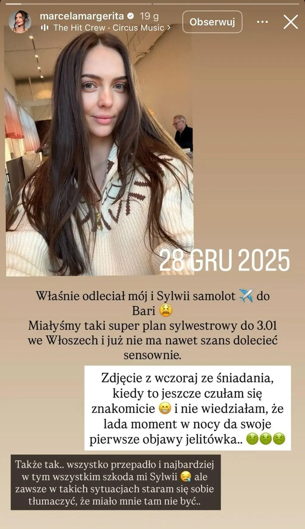 Sylwestrowe plany Marceli Leszczak