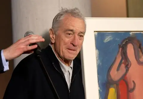Robert De Niro odsłonił w Krakowie obraz swojego ojca