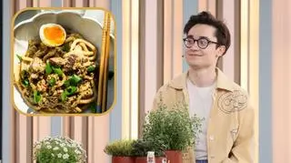 Udon w kremowym sosie borowikowym według Rozkosznego