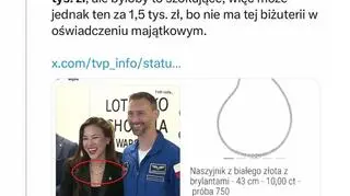 Aleksandra Uznańska-Wiśniewska - naszyjnik