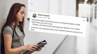 Uczennica zgłosiła wychowawczyni, że kolega ją klepnął. Reakcja nauczycielki oburzyła rodziców
